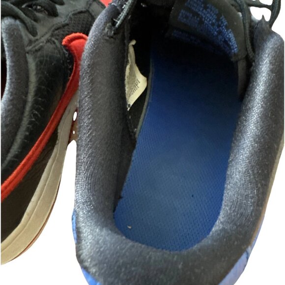 RARE Nike Air Force 1 Low AF1 Split Red Blue Black 4Y Youth Mismatched Colorway - Picture 7 of 7